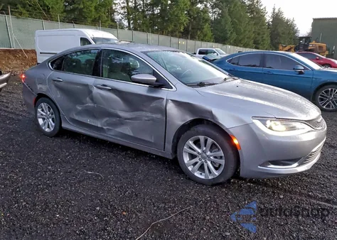 2016 Chrysler 200 Limited z USA, uszkodzony, nr VIN 1C3CCCAB7GN194596
